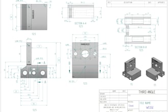 make technical drawing, laser cutting file from images pdf references