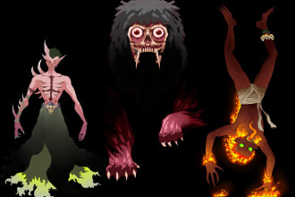 draw creepy and amazing creature art