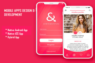 develop android and ios app for dating, grocery, restaurant, matrimonial, etc