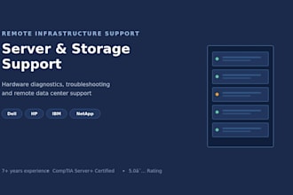 do remote support for IBM hp dell servers
