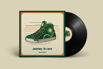 create a single retro or vintage style album cover mixtape music cover art