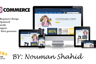 create ecommerce website using woocommerce online store