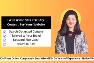 write stunning SEO website content, landing page, newsletter