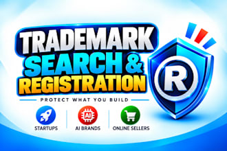 handle your trademark search and registration to protect your brand