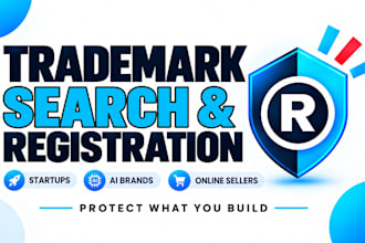 handle your trademark search and registration to protect your brand