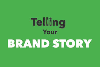 write your brand story, mission, and vision