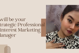 be your strategic professional pinterest marketing manager
