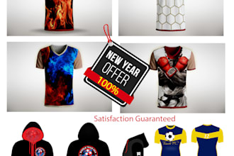 do fantastic mockup hoodies or tshirt eye catchy design 24h