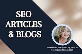 write SEO blogs for you