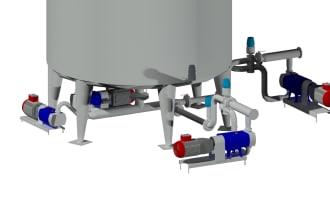 do process piping drawing and design