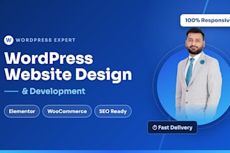 do wordpress website design and website development