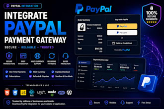 integrate paypal payment gateway in your website