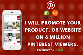 promote your product or website on my high traffic pinterest