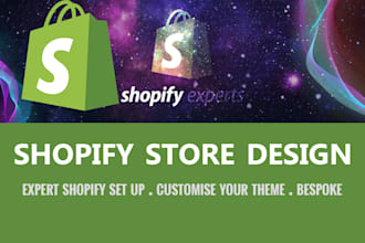 shopify store design and setup shopify expert dropshipping