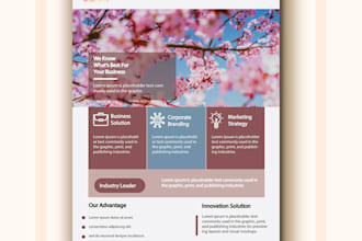 design an awesome  flyer