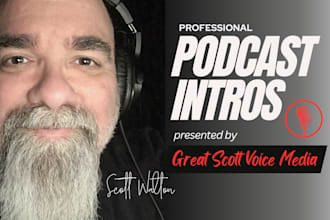 produce a professional podcast intro