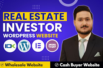 build real estate investor website, idx mls real estate wordpress website design