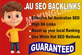 provide australia com au links, monthly SEO service, backlinks, guest post