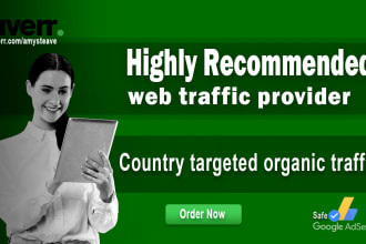 drive country targeted organic traffic, quality visitors
