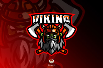 create professional mascot logo for sports, esports, twitch