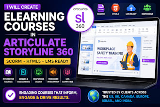 create an elearning course in articulate storyline 360