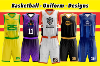 design basketball sublimation jersey or uniform
