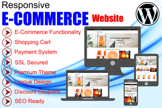 create salesy woocommerce website online store webshop