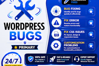 fix wordpress bug, error, issues and CSS problems