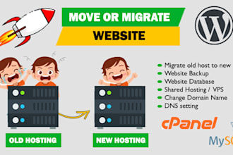 migrate or transfer wordpress website