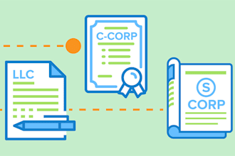 consult if you should be llc or s corp or inc