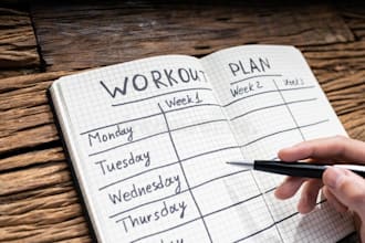 create personalized fitness and gym workout program