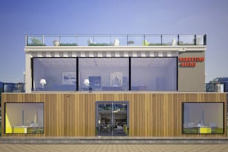 design and render interior and exterior