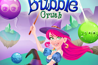 create complete 2d game graphics design
