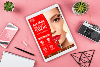 do unique creative flyer design and broucher