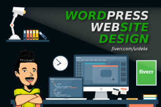 design a custom wordpress website