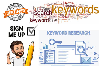 do SEO keyword research, competitor analysis