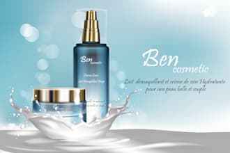 make an astonishing cosmetic packaging and label design