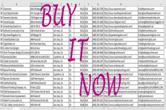 scrap yellow pages and get to email, address, phone number, and more