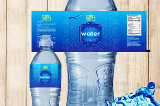 do professional product label design and 3d mockup