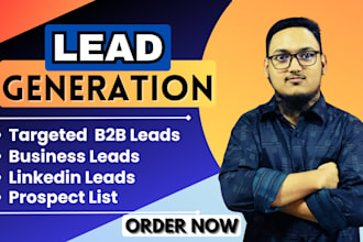 do lead generation, GEO targeted prospect list, b2b linkedin lead for sales team