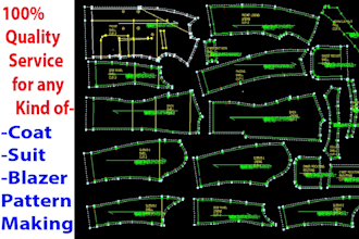 make digital sewing pattern for your garments project