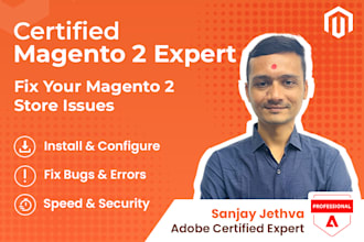 fix any magento 2 issues install theme extensions and provide expert support