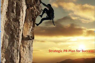 create a strategic PR plan for your company