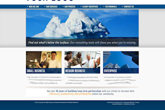 create a custom one page wordpress theme website