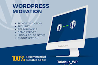 transfer or migrate wordpress website one hosting to another hosting in 24hrs