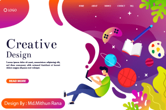 do professional creative graphic design or graphics redesign work