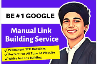 improve your google ranking with manual high quality SEO backlinks service