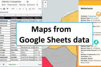 create google sheets or airtable interactive maps