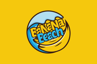 design a custom surfing logo within 24h