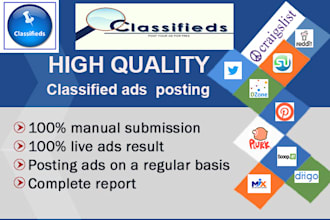 classified ads posting for u manually